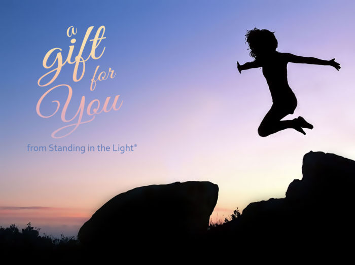 Gril in Flight - a gift for you from Standing in the Light